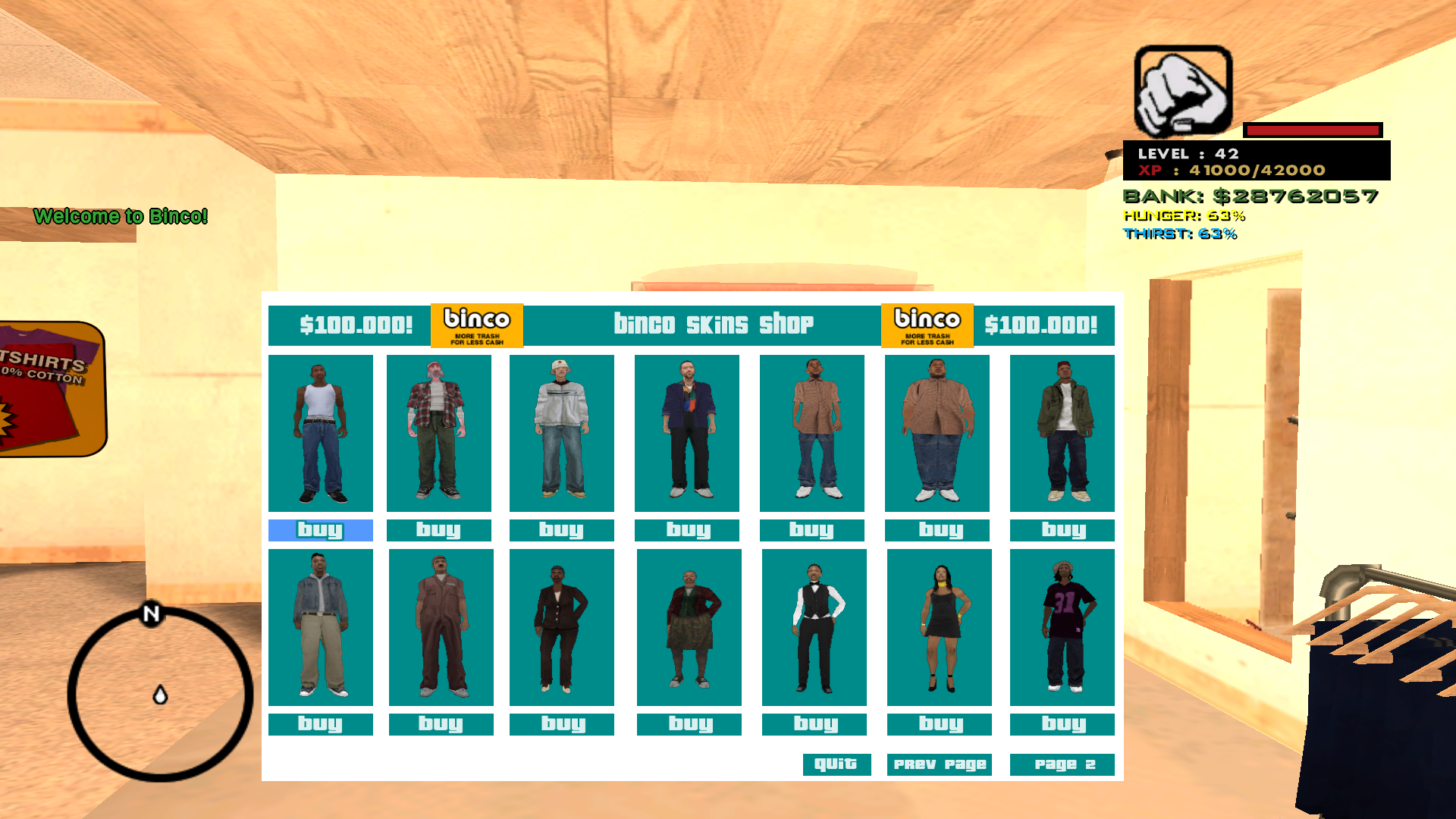 New Binco Shop